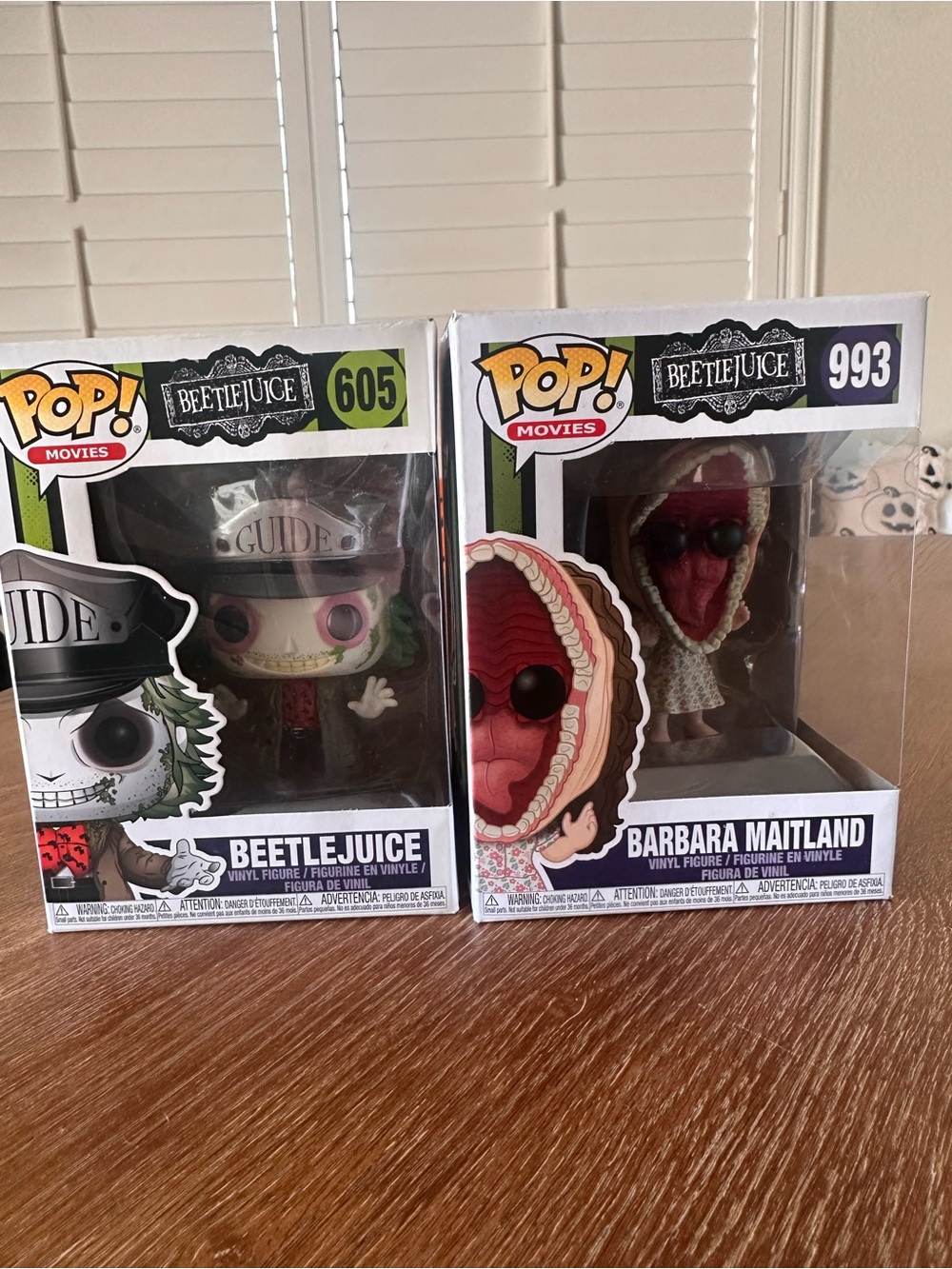 Funko POP! Movies Beetlejuice combo - Barbara Maitland and Beetlejuice -IN BOX